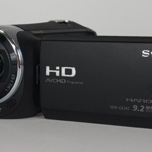 Sony HDR-CX240E HD Flash Camcorder (Full HD, EXMOR R CMOS Sensor, 9,2 Megapixel, BIONZ X Bildprozessor) schwarz